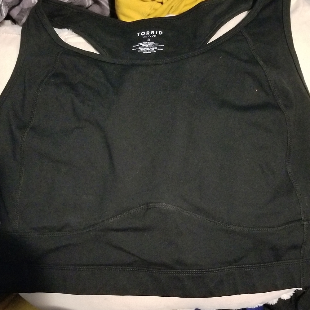Black Sports Bra